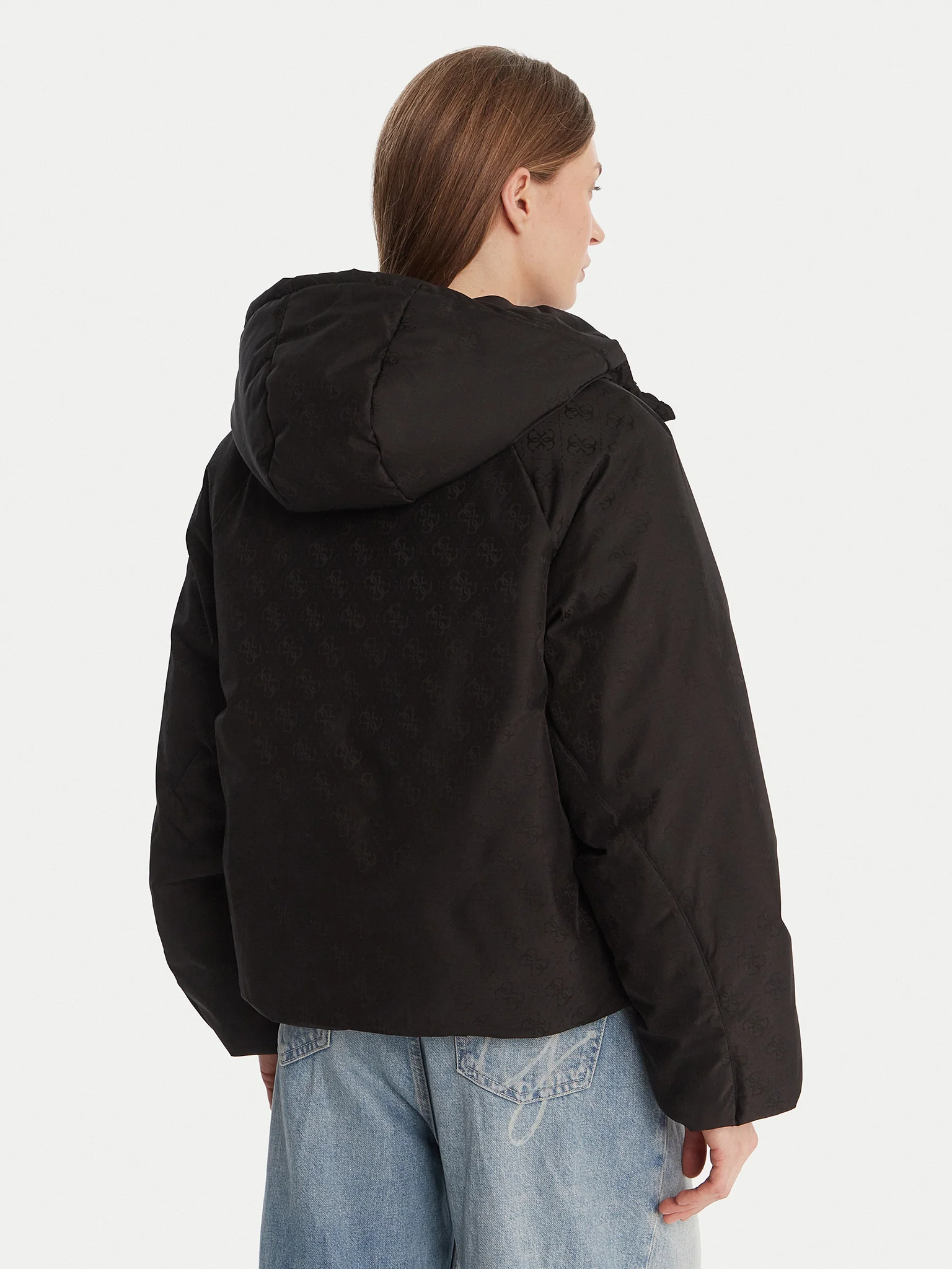 Casaco Puffer Logo Preto - Guess 2