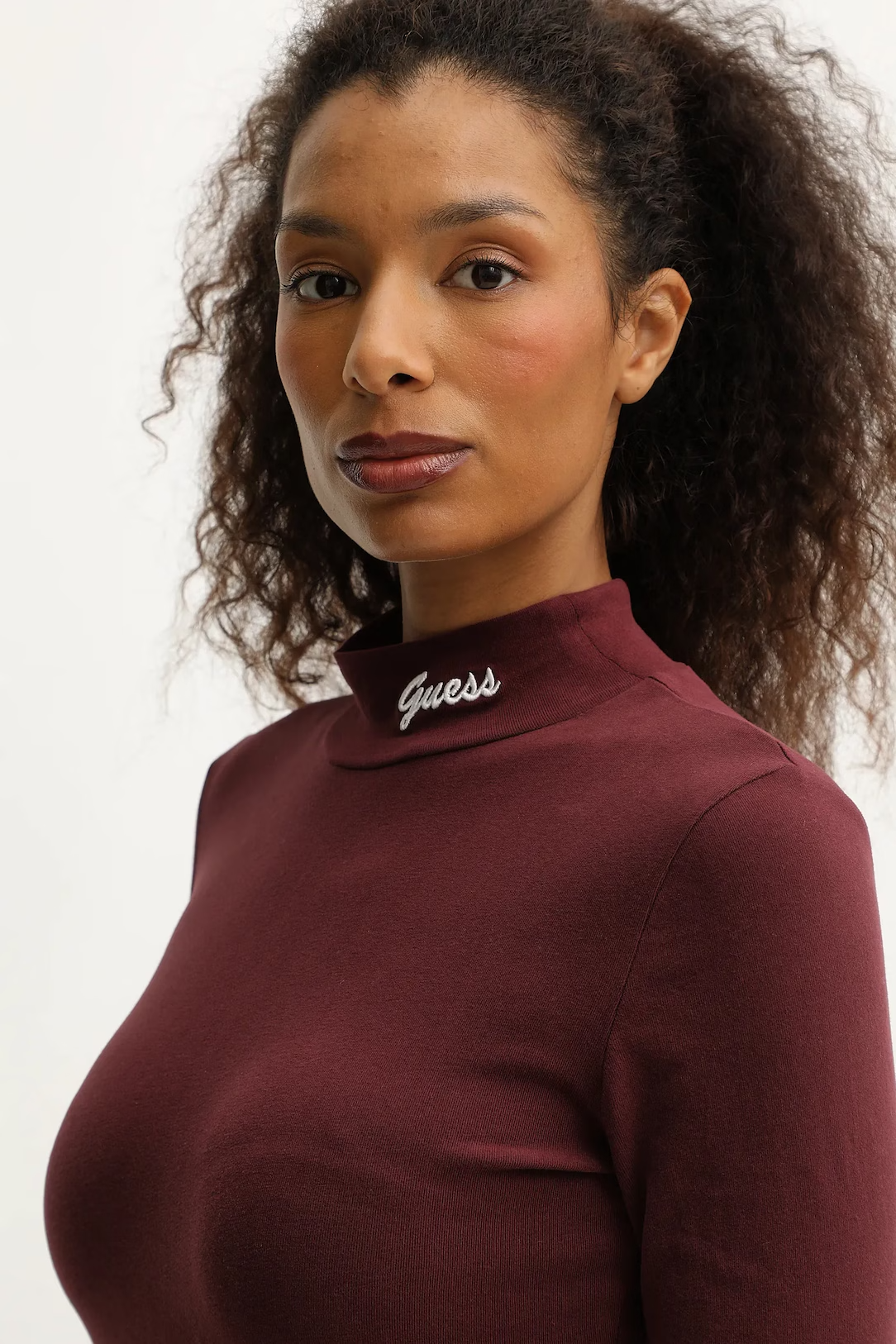 Vestido Justo ALBA Bordeaux - Guess  5