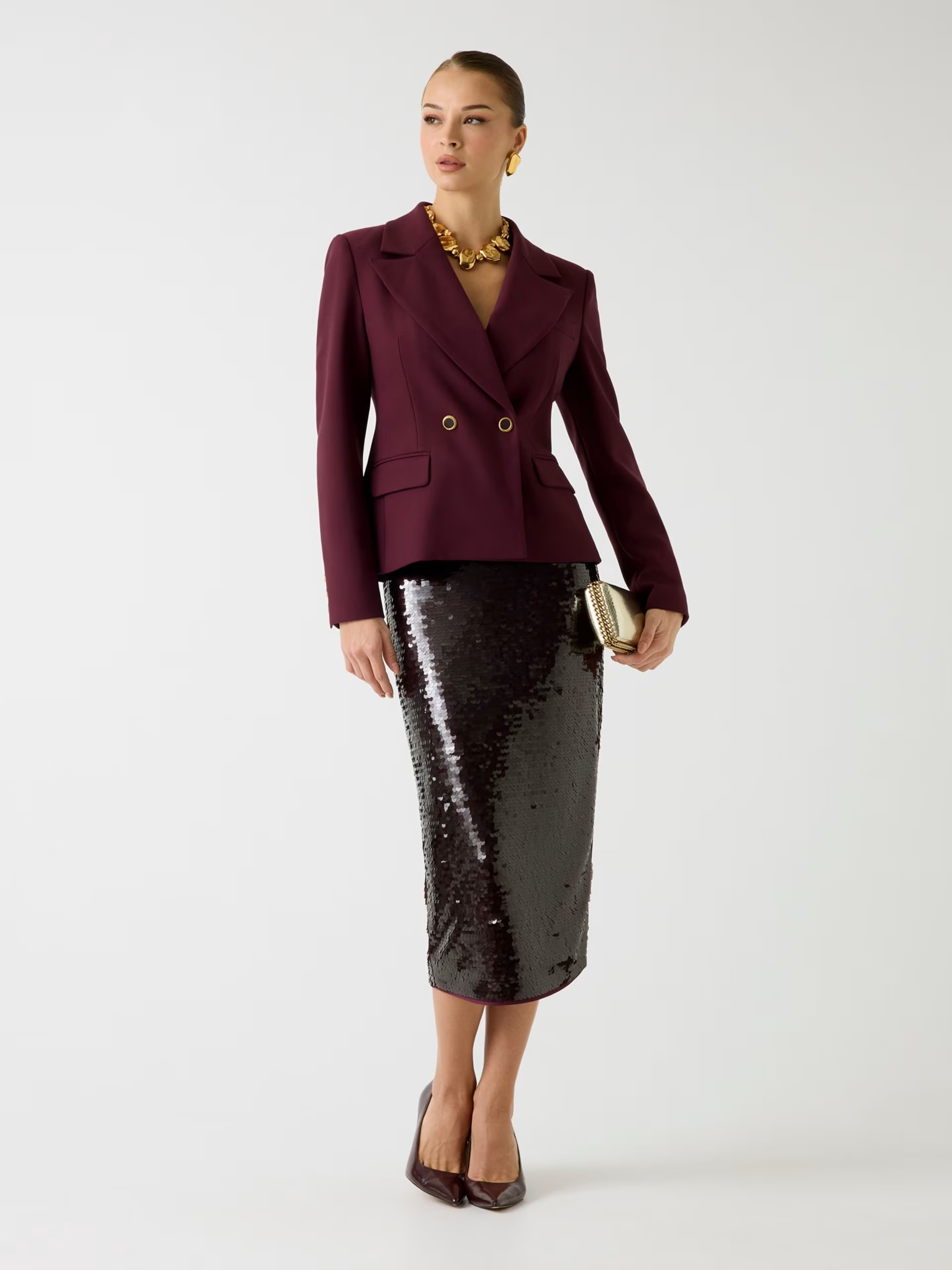 Blazer Custo LIA Bordeaux - Guess Marciano 3