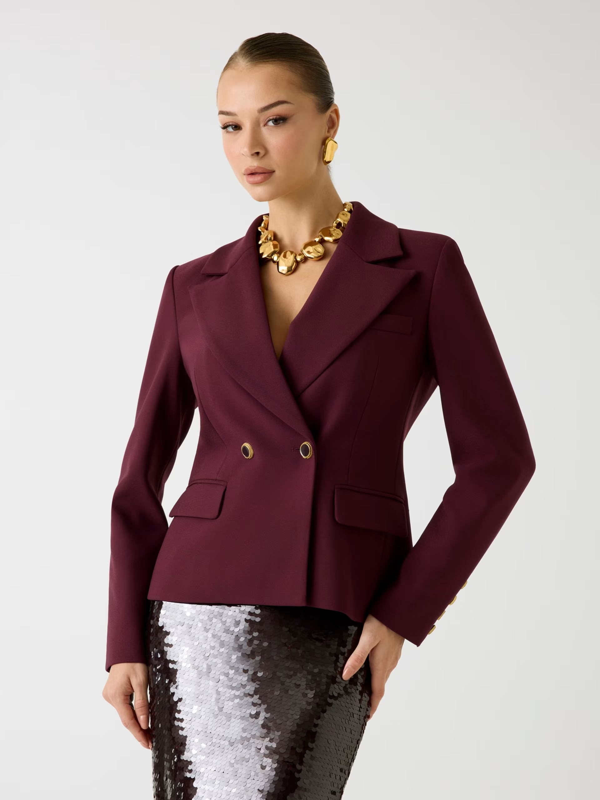 Blazer Custo LIA Bordeaux - Guess Marciano 1
