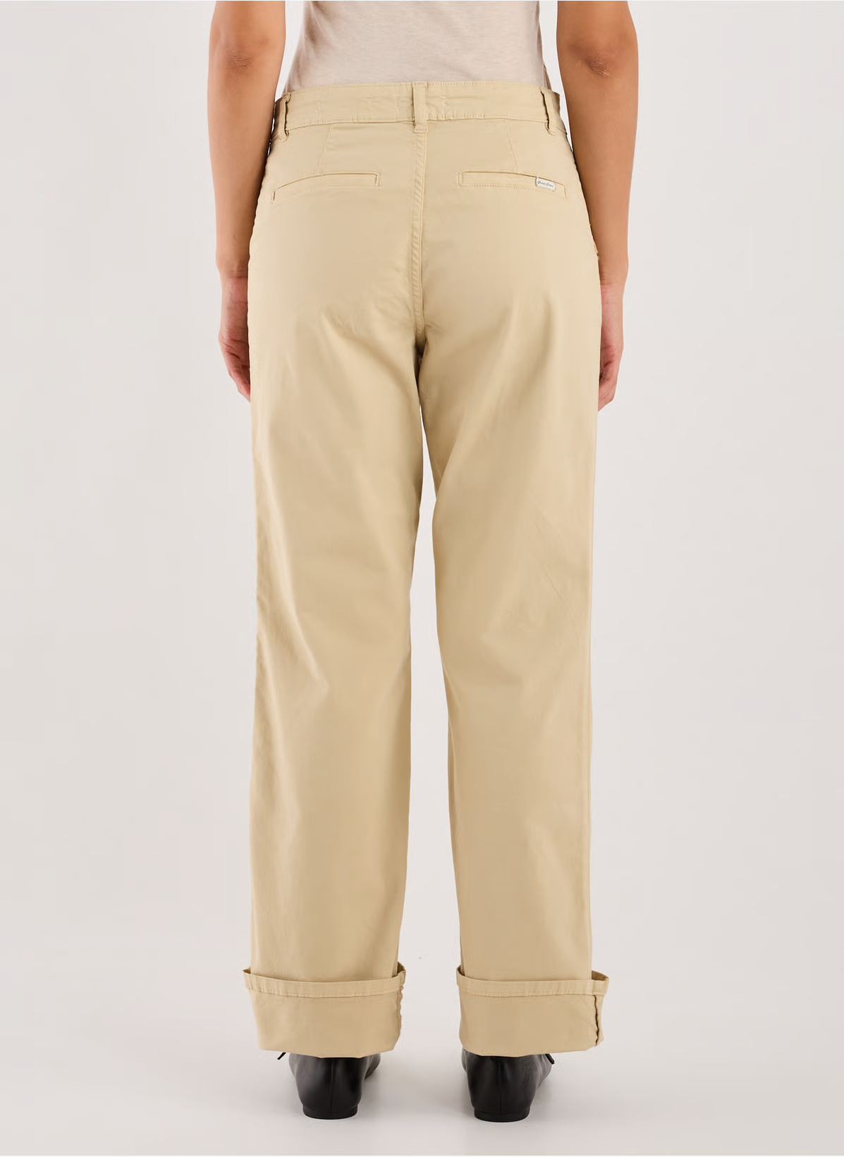 Calças Chino Perna Direita Beje - Guess Jeans 2