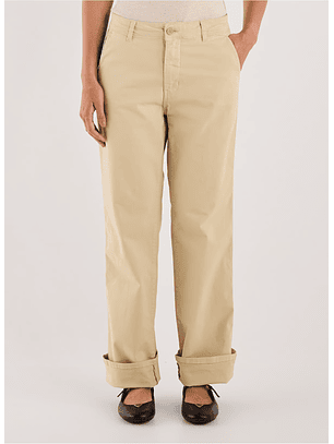 Calças Chino Perna Direita Beje - Guess Jeans