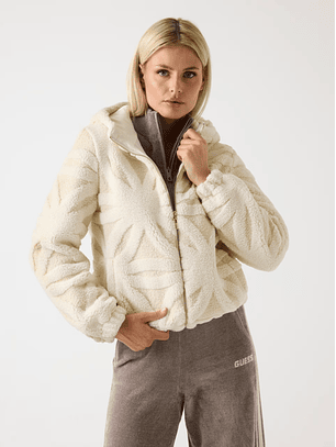 Casaco em Pelo Branco - Guess 