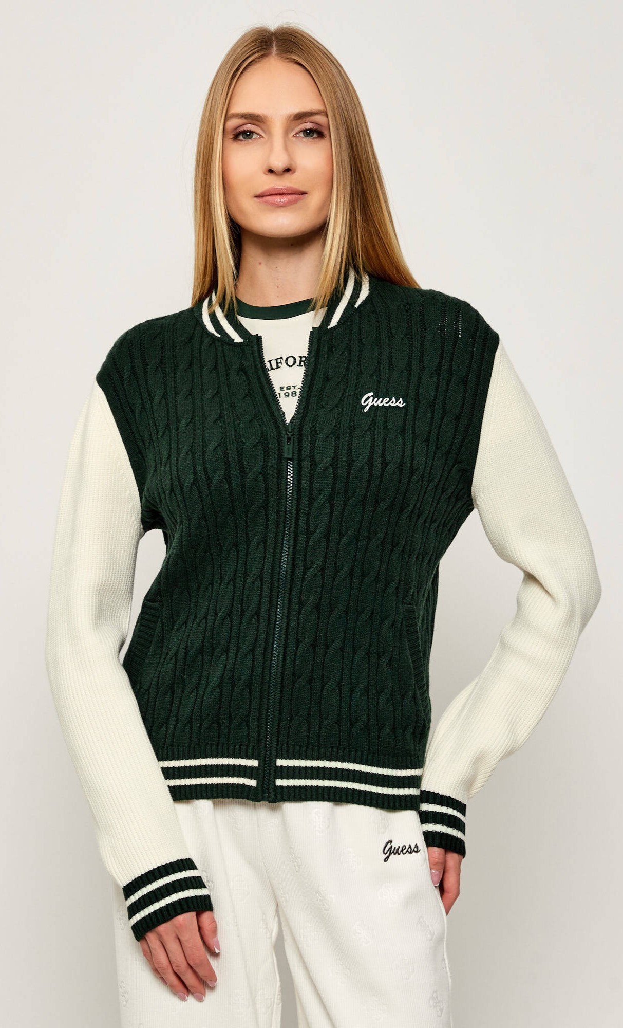 Casaco de Malha LAVINIA Verde - Guess  1