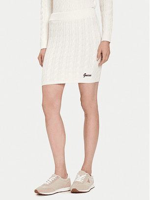 Saia de Malha LAVINIA Branco - Guess