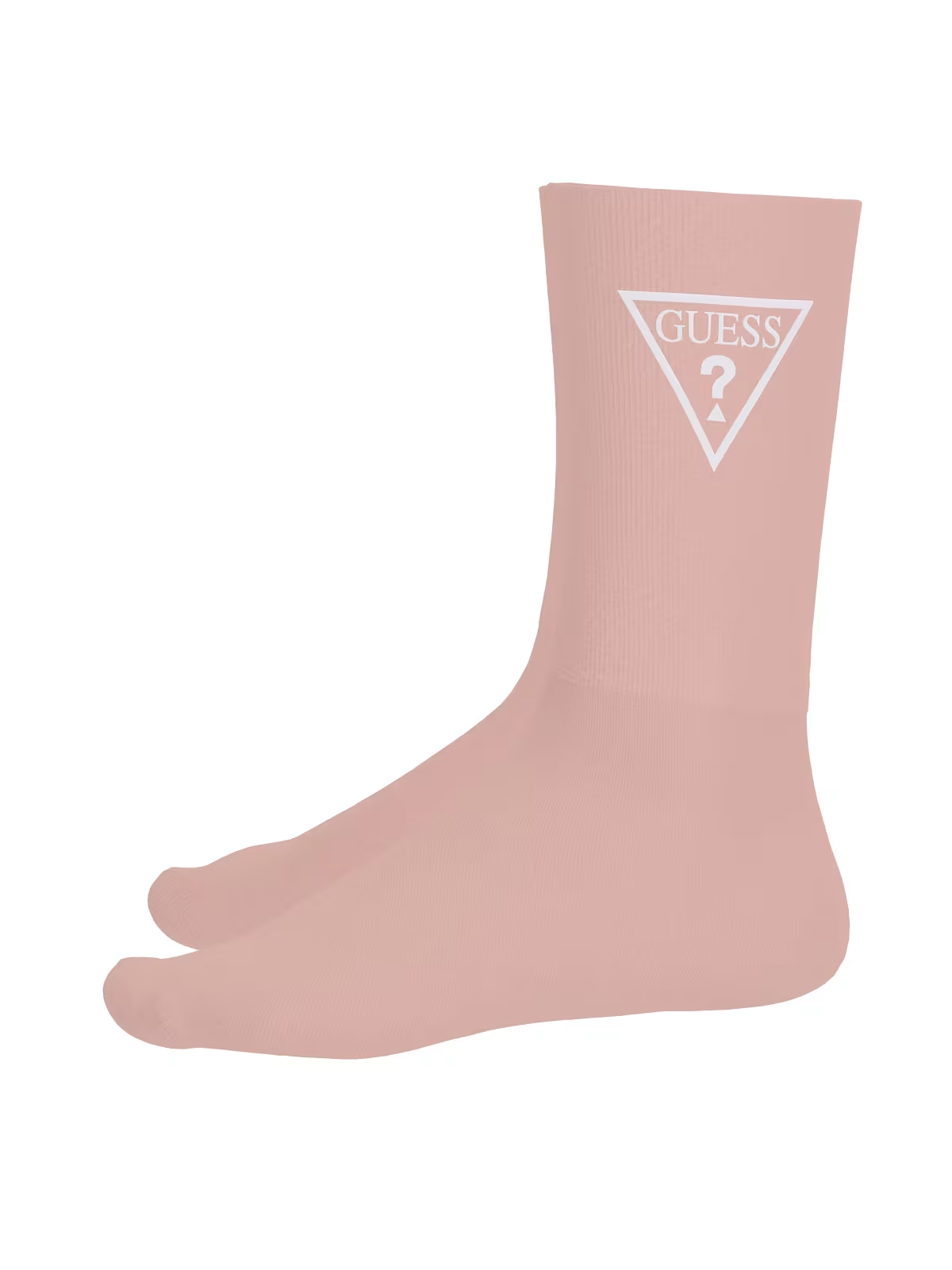 Meias Logo Triângulo Rosa Claro - GuesS 1