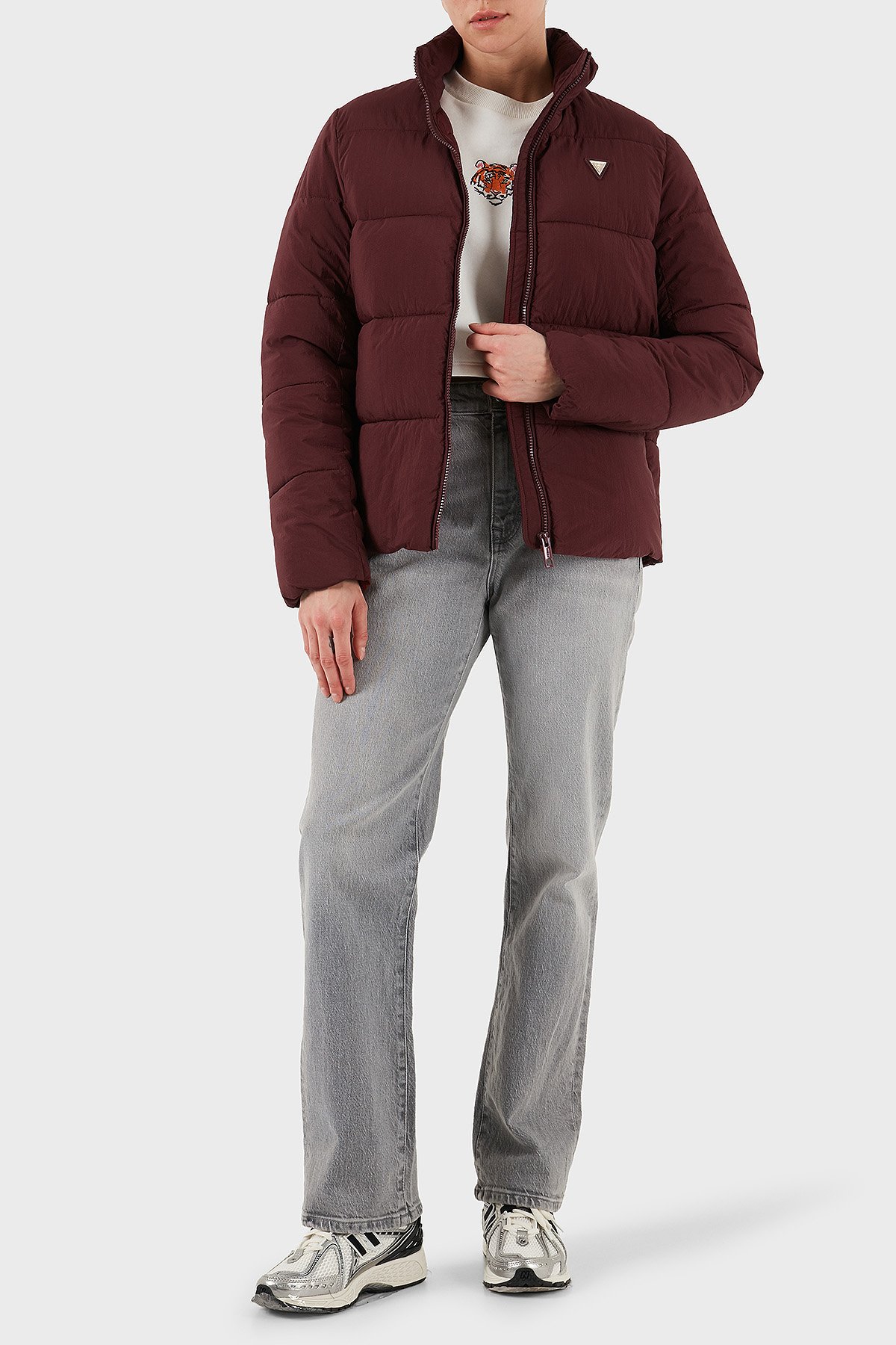 Casaco Puffer CLAUDIA Bordeaux - Guess  4