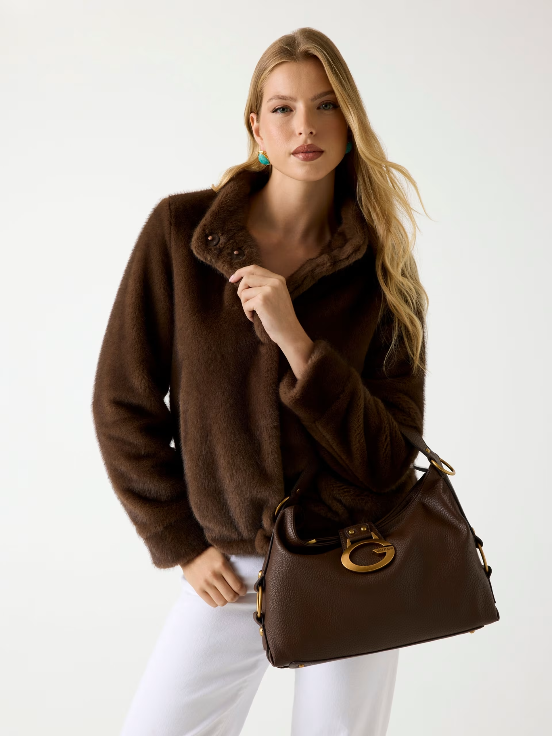 Mala de Ombro CAMDEN Castanho - Guess - PRÉ VENDA 3