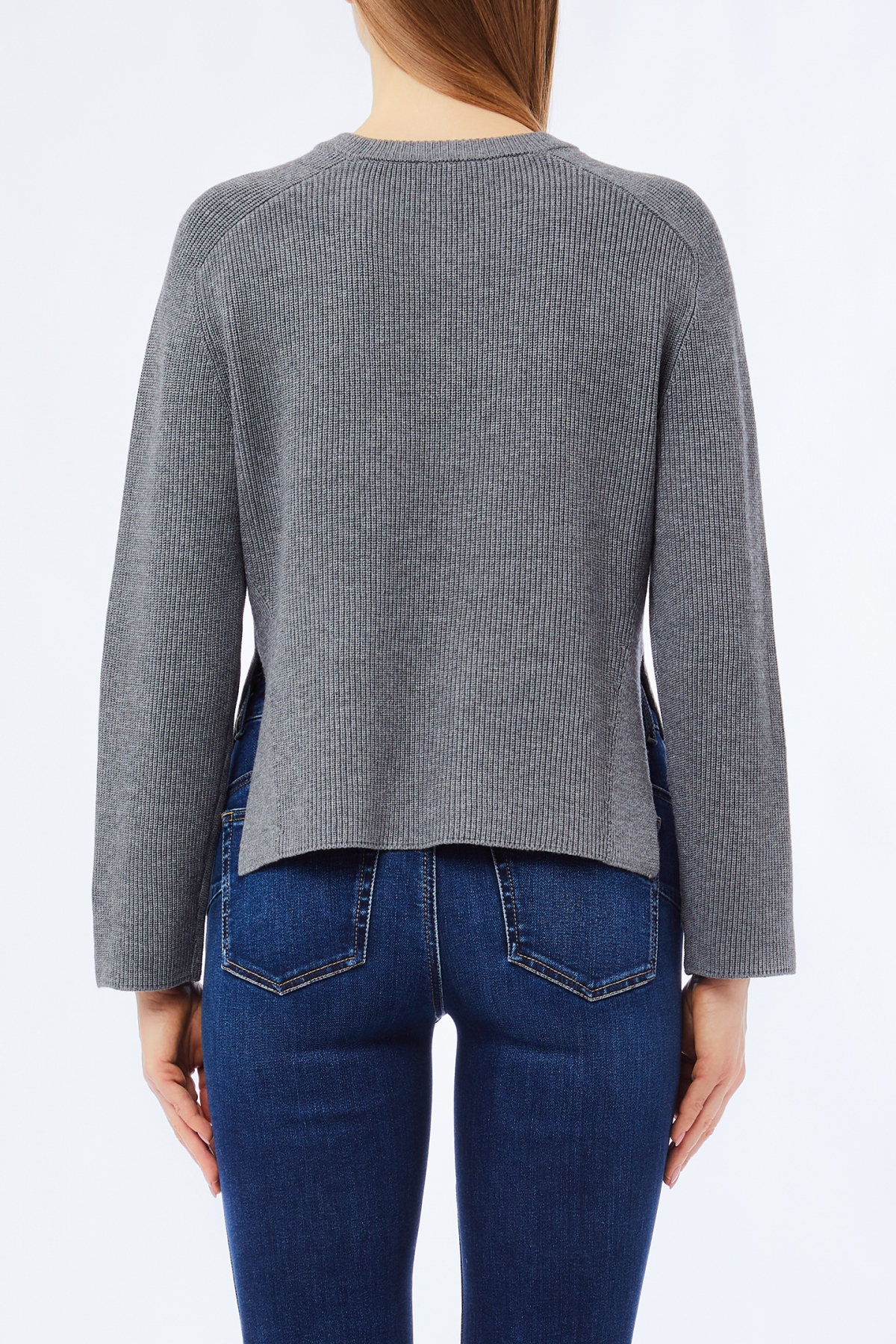 Camisola em Malha Canelada Cinza  - LIU JO 2