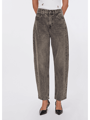 Calça de Ganga Taupe com Brilho - LIU JO 