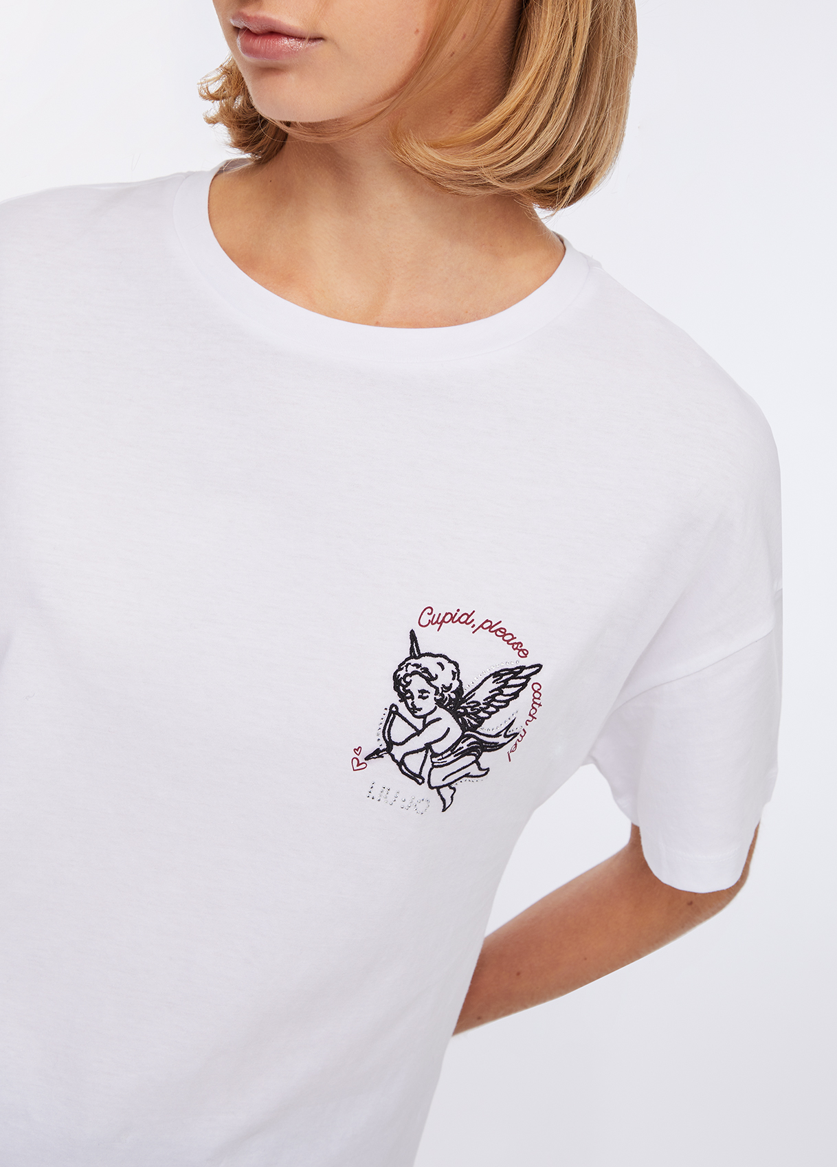 T-shirt Branca Cupid Please Catch Me - LIU JO  5