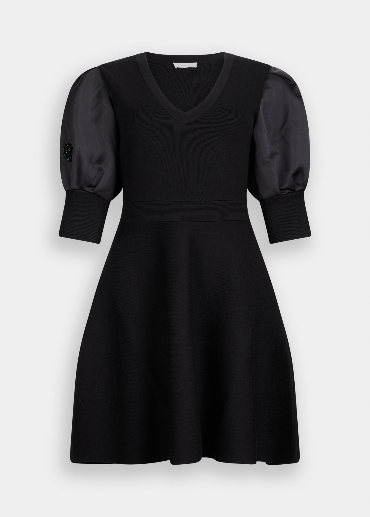 Vestido Preto em Malha Manga Balão - LIU JO  6