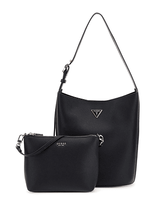 Mala Bucket de Ombro MERIDIAN II Preto - Guess 