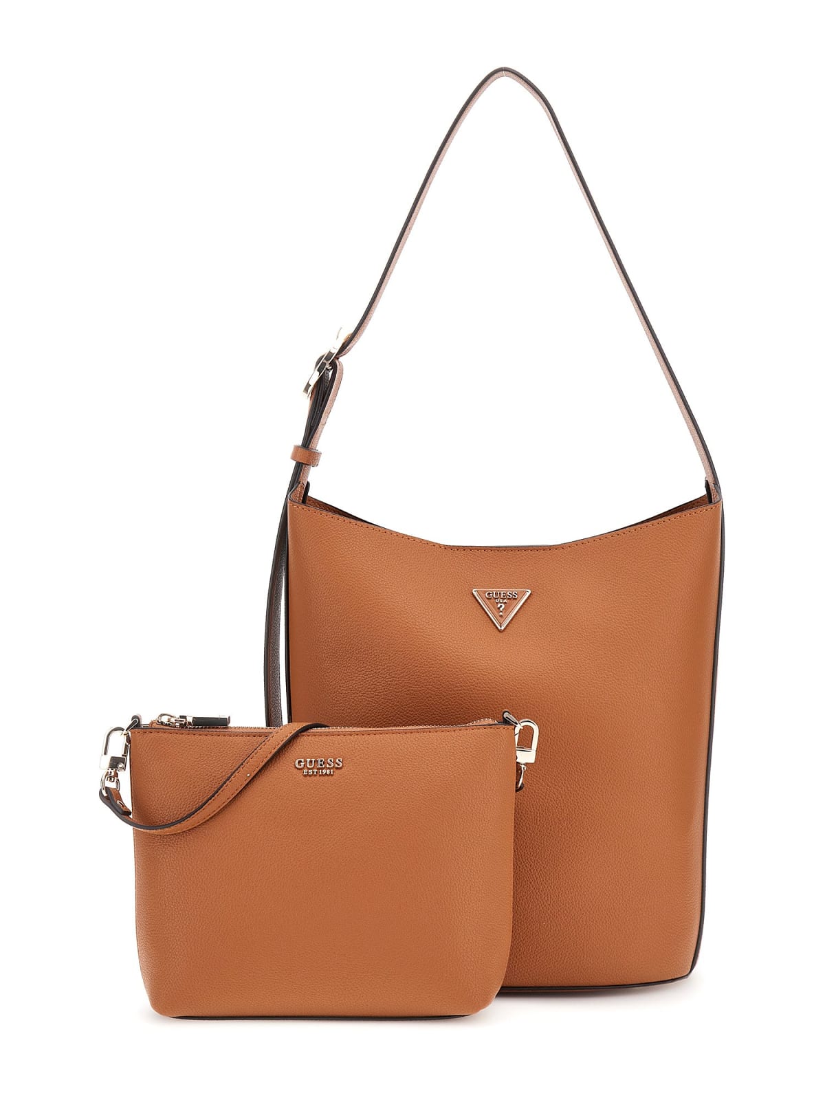 Mala Bucket de Ombro MERIDIAN II Camel - Guess 1