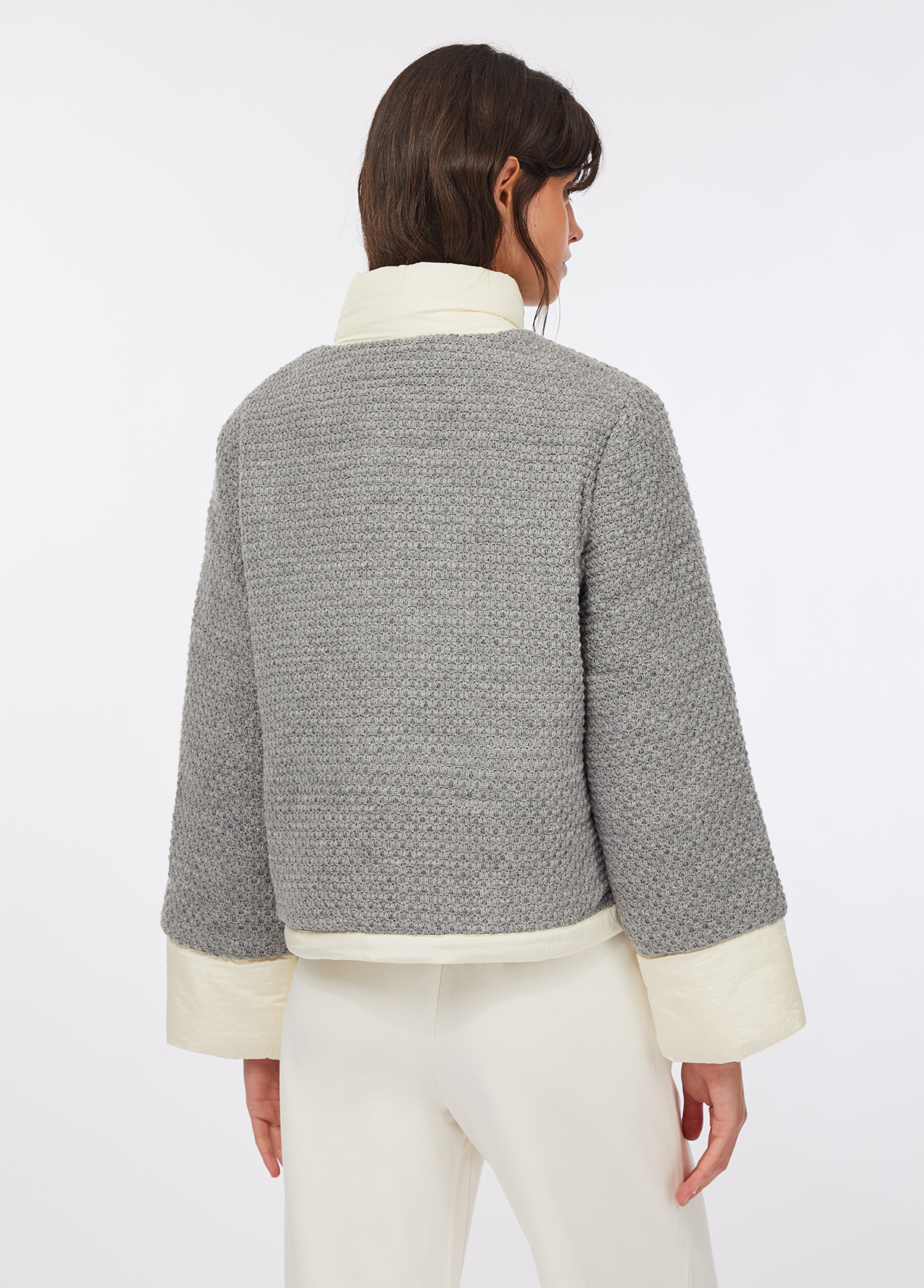 Casaco Reversível em Cinza e Branco - LIU JO  5