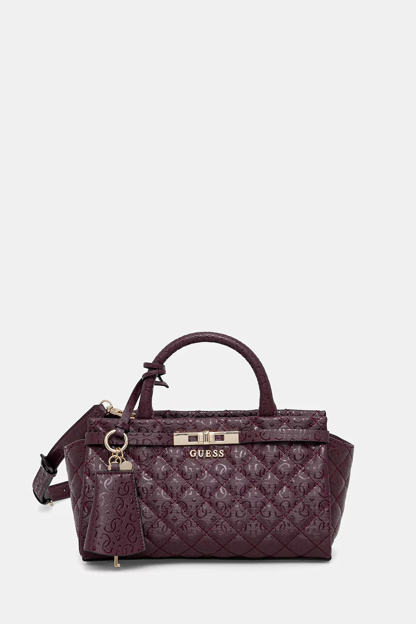 Mala de Mão IDRA Logo Laminado Vinho - Guess  1