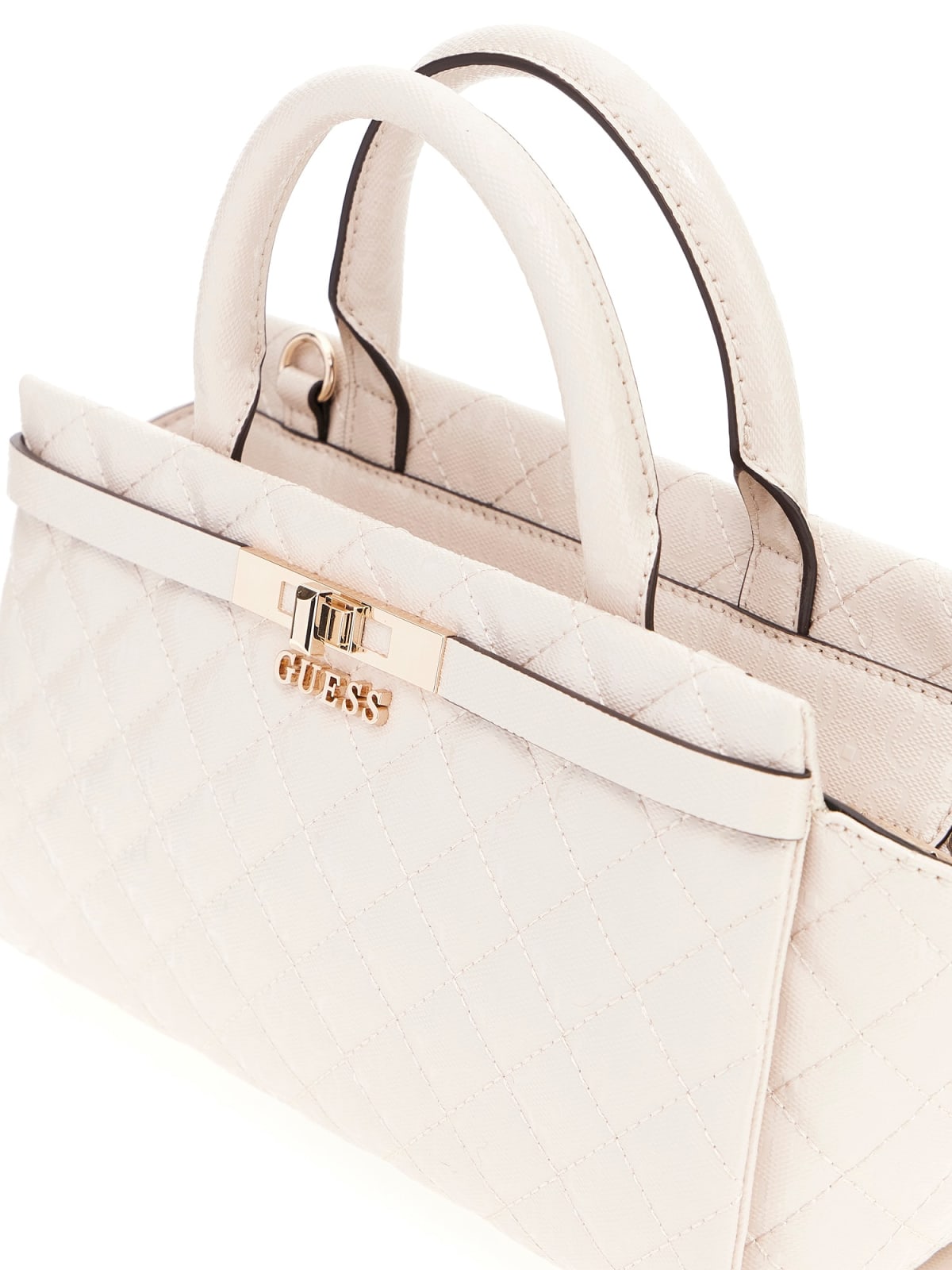 Mala de Mão IDRA Logo Laminado Creme - Guess 3