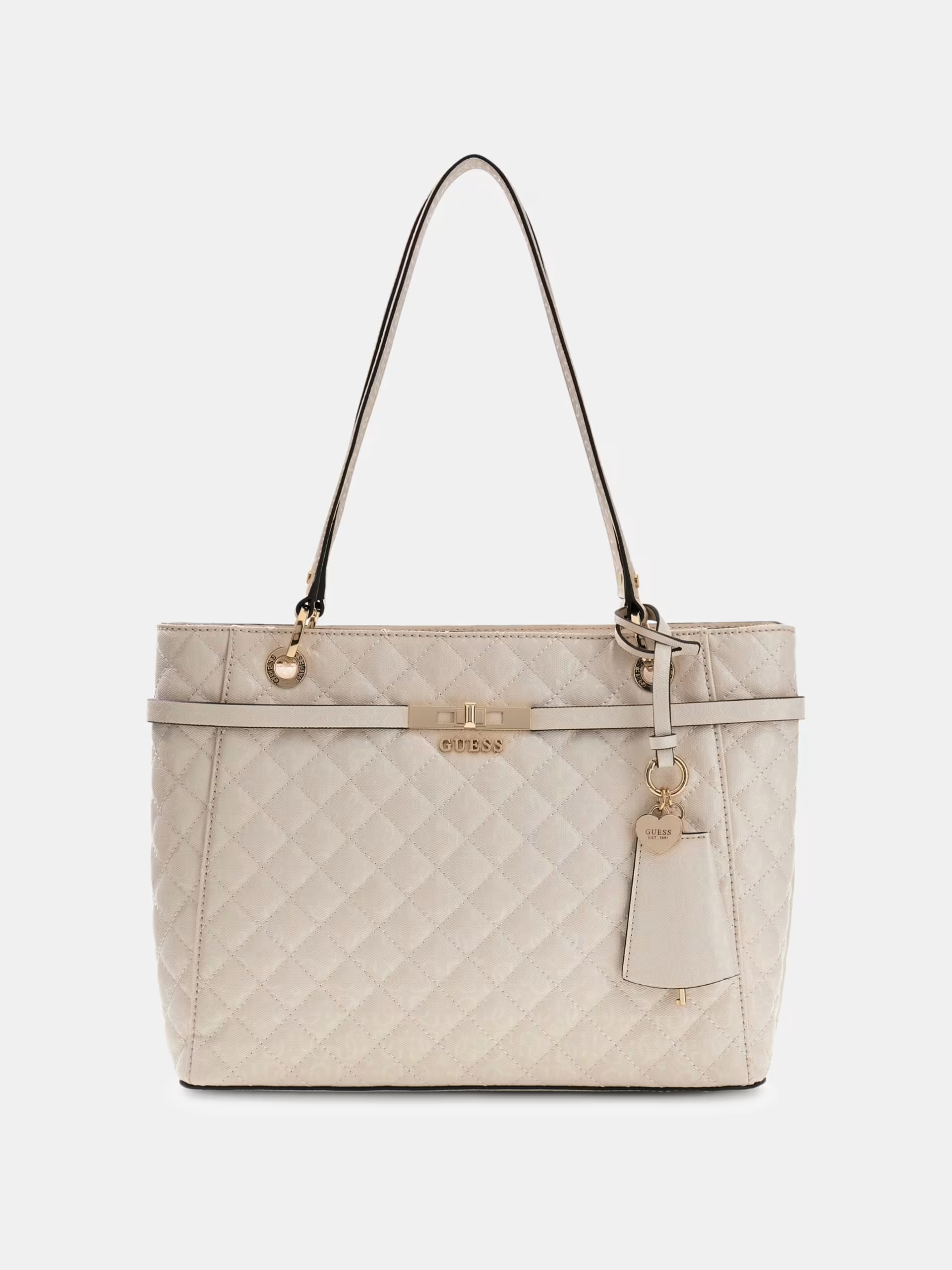 Mala de Ombro Logo Laminado IDRA Creme - Guess  1