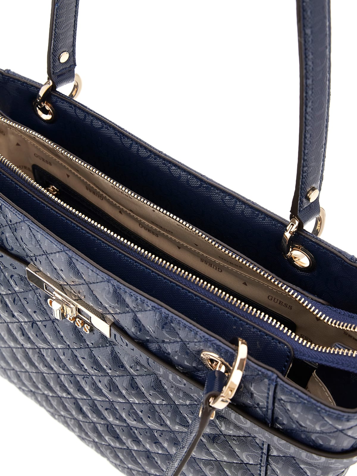 Mala de Ombro Logo Laminado IDRA Azul - Guess  3