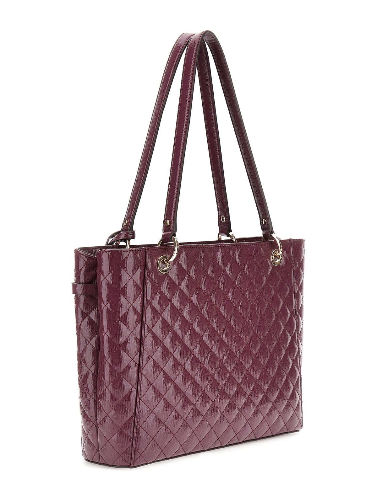 Mala de Ombro Logo Laminado IDRA Bordeaux - Guess 2