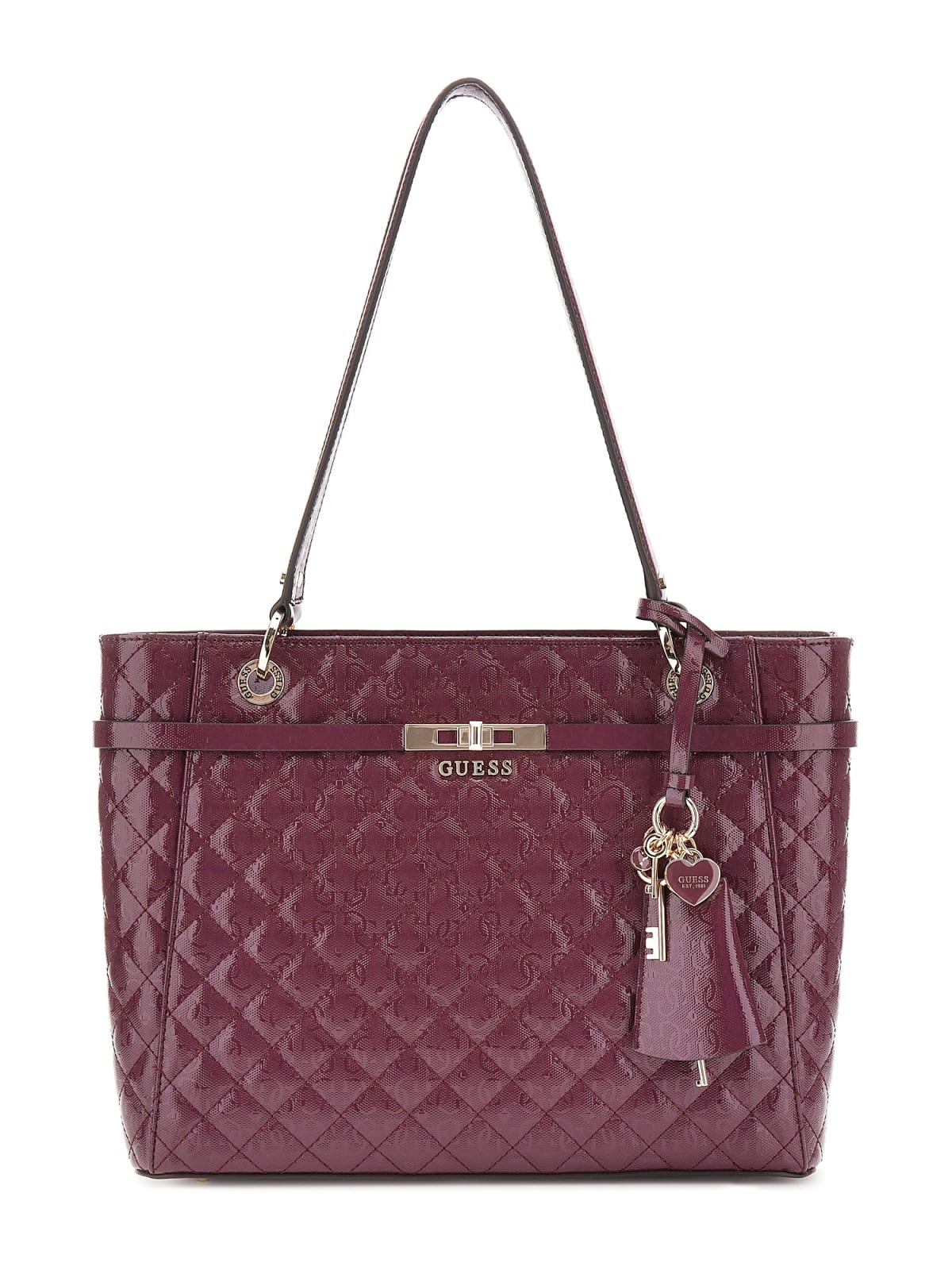 Mala de Ombro Logo Laminado IDRA Bordeaux - Guess 1