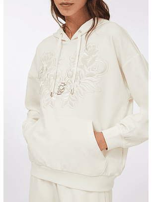 Sweatshirt Branca com Bordado - LIU JO