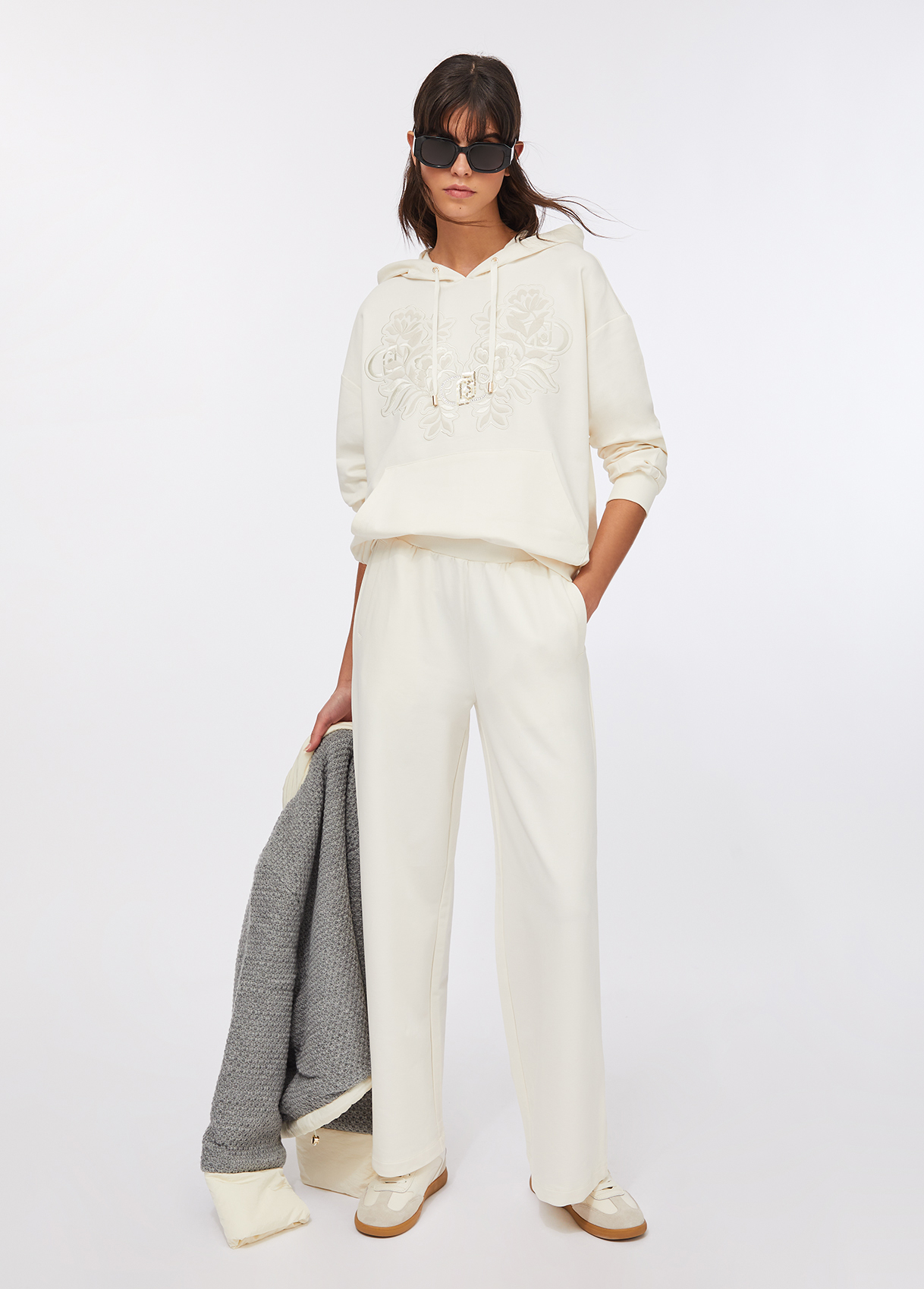 Calças Pantalonas Brancas - LIU JO  4