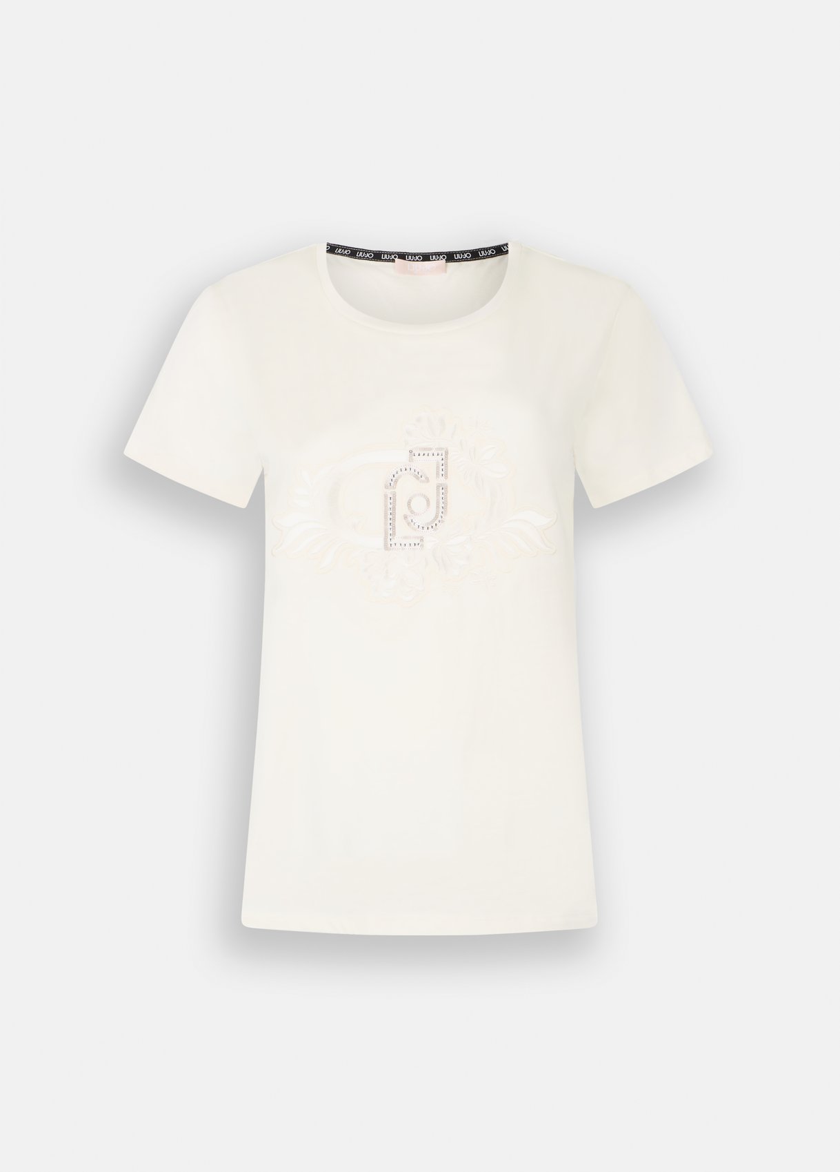 T-shirt Branca com Bordado e Lantejoulas - LIU JO  6