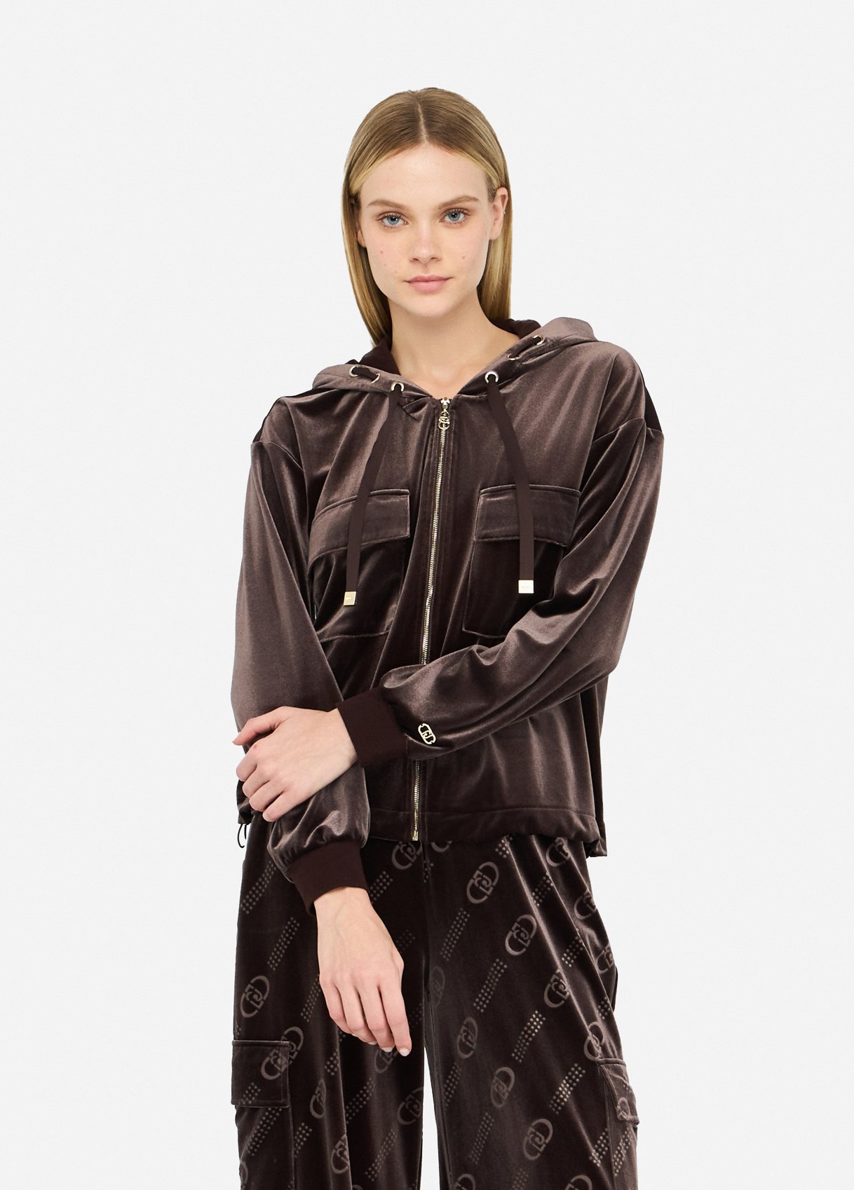 Casaco Castanho em Veludo - LIU JO 1