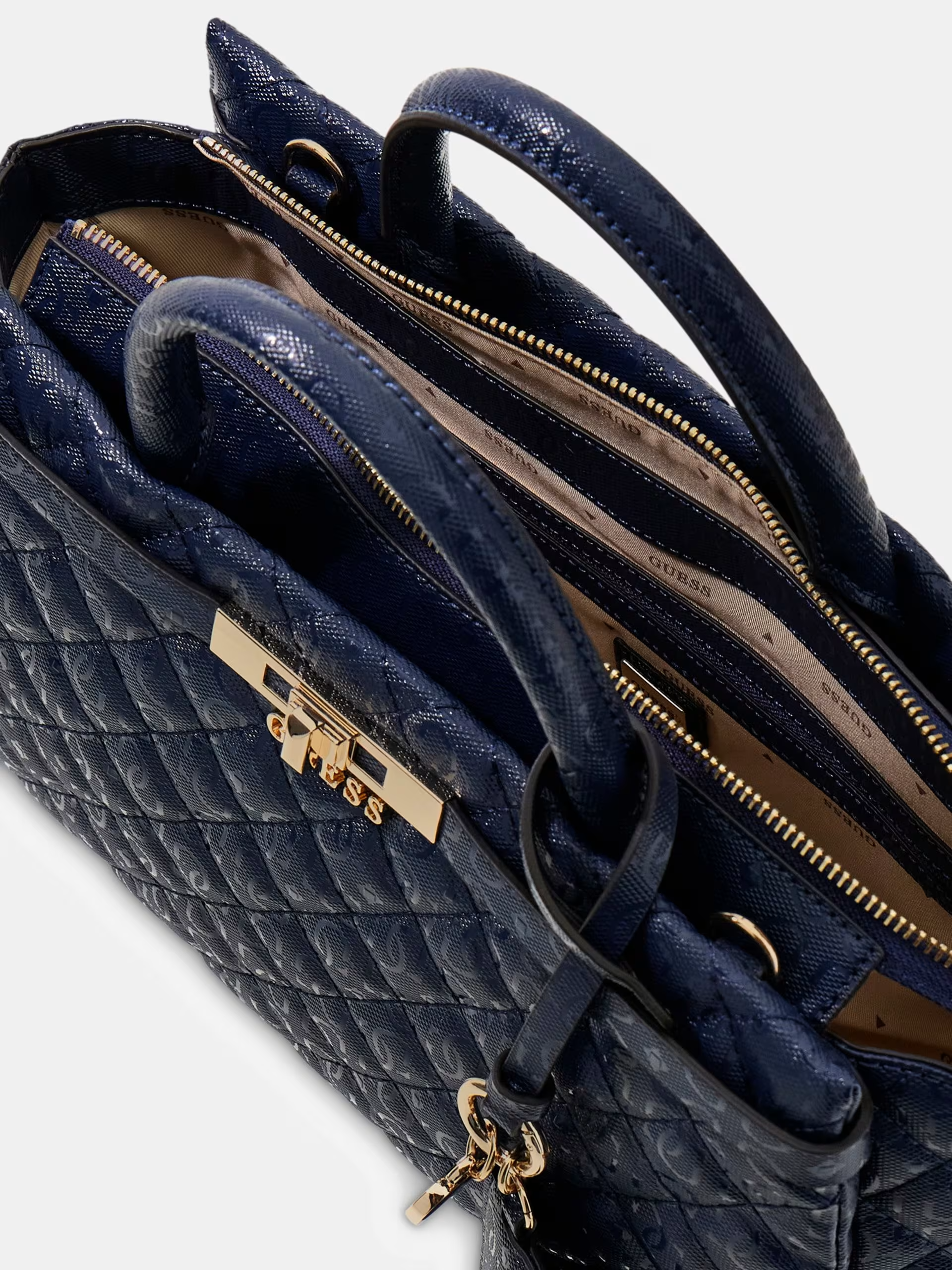 Mala de Mão Grande Logo Laminado IDRA Azul - Guess 2