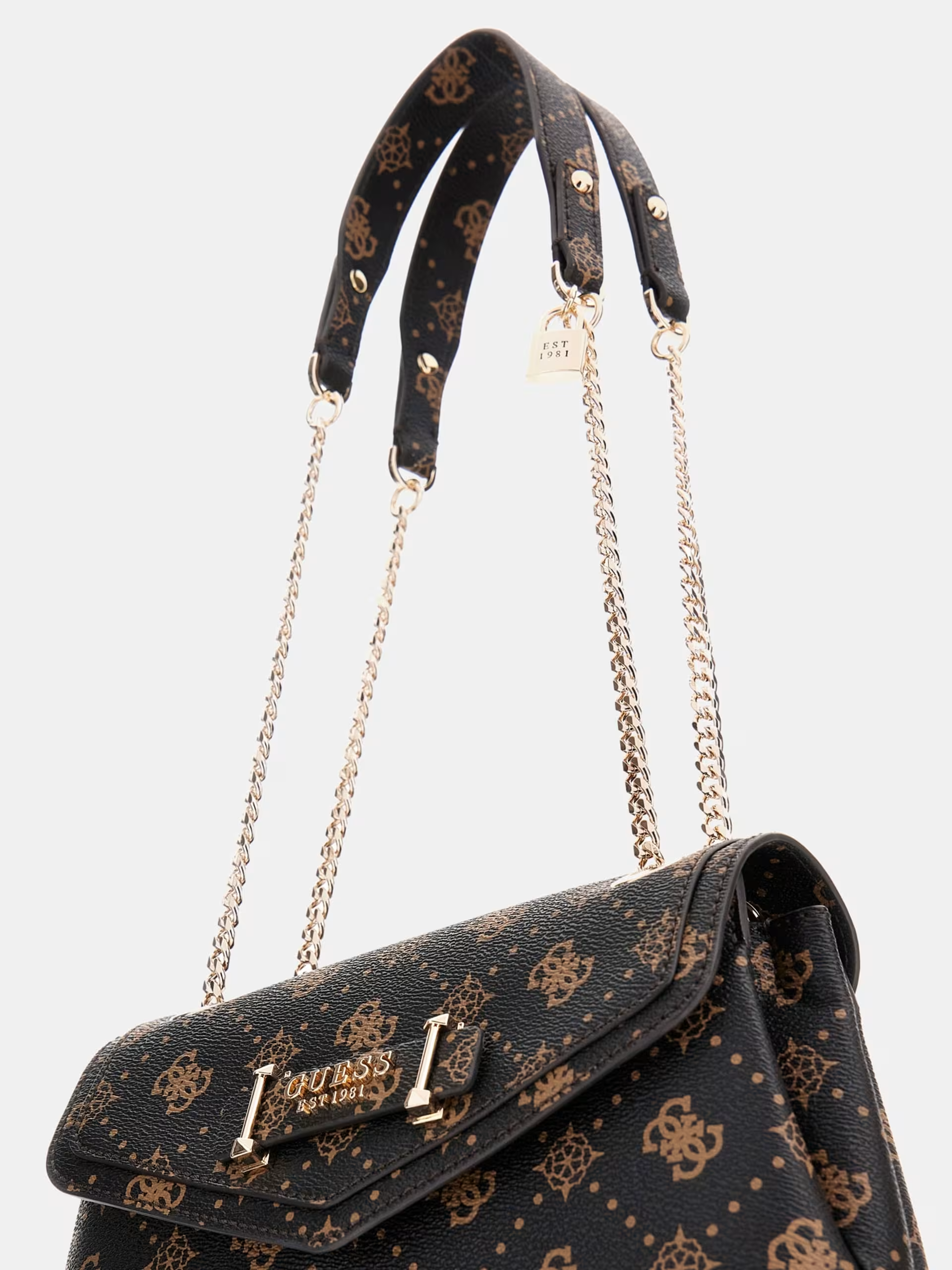 Crossbody SILIA  Logo Castanho - Guess  2