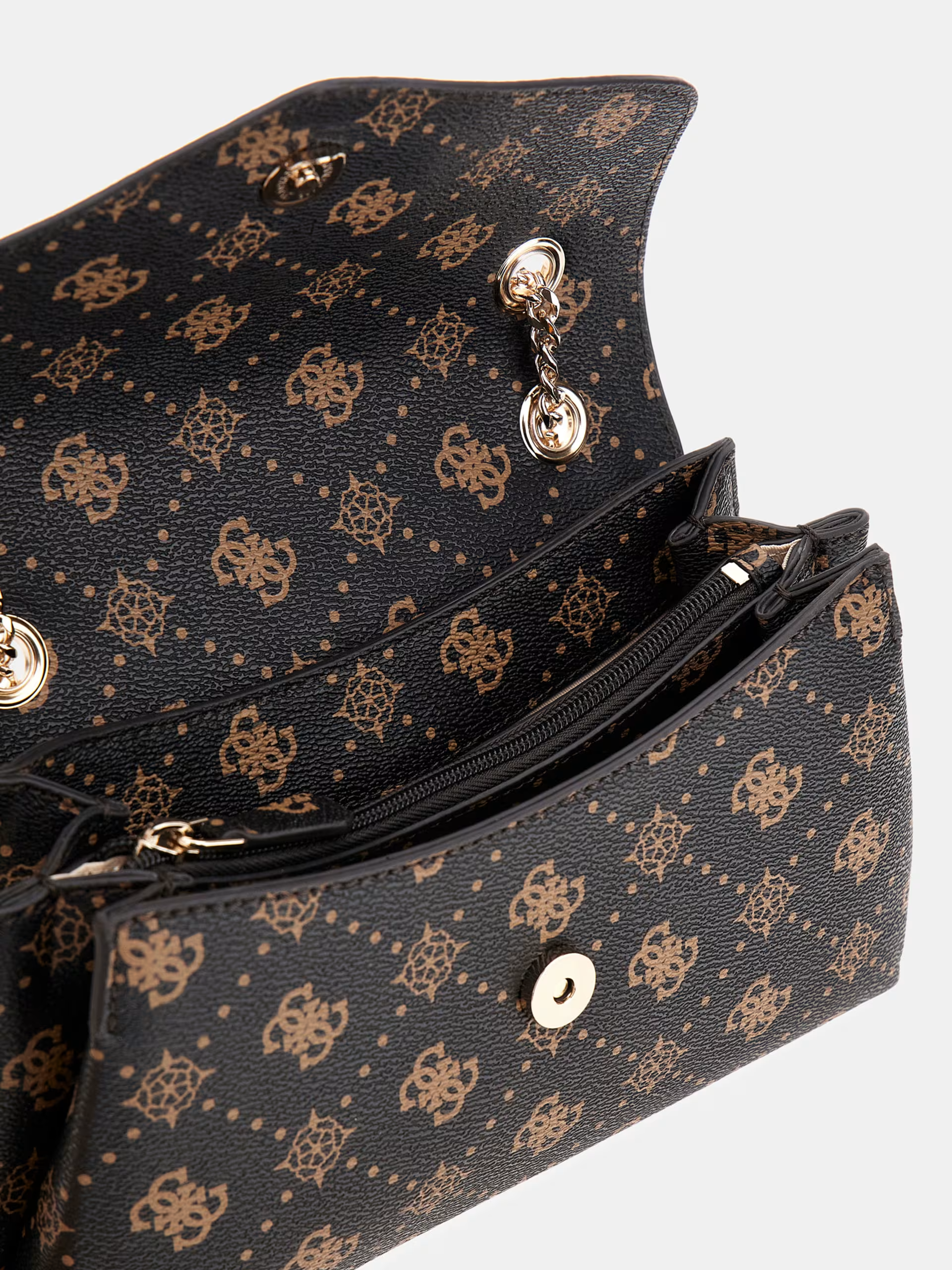 Crossbody SILIA  Logo Castanho - Guess  5