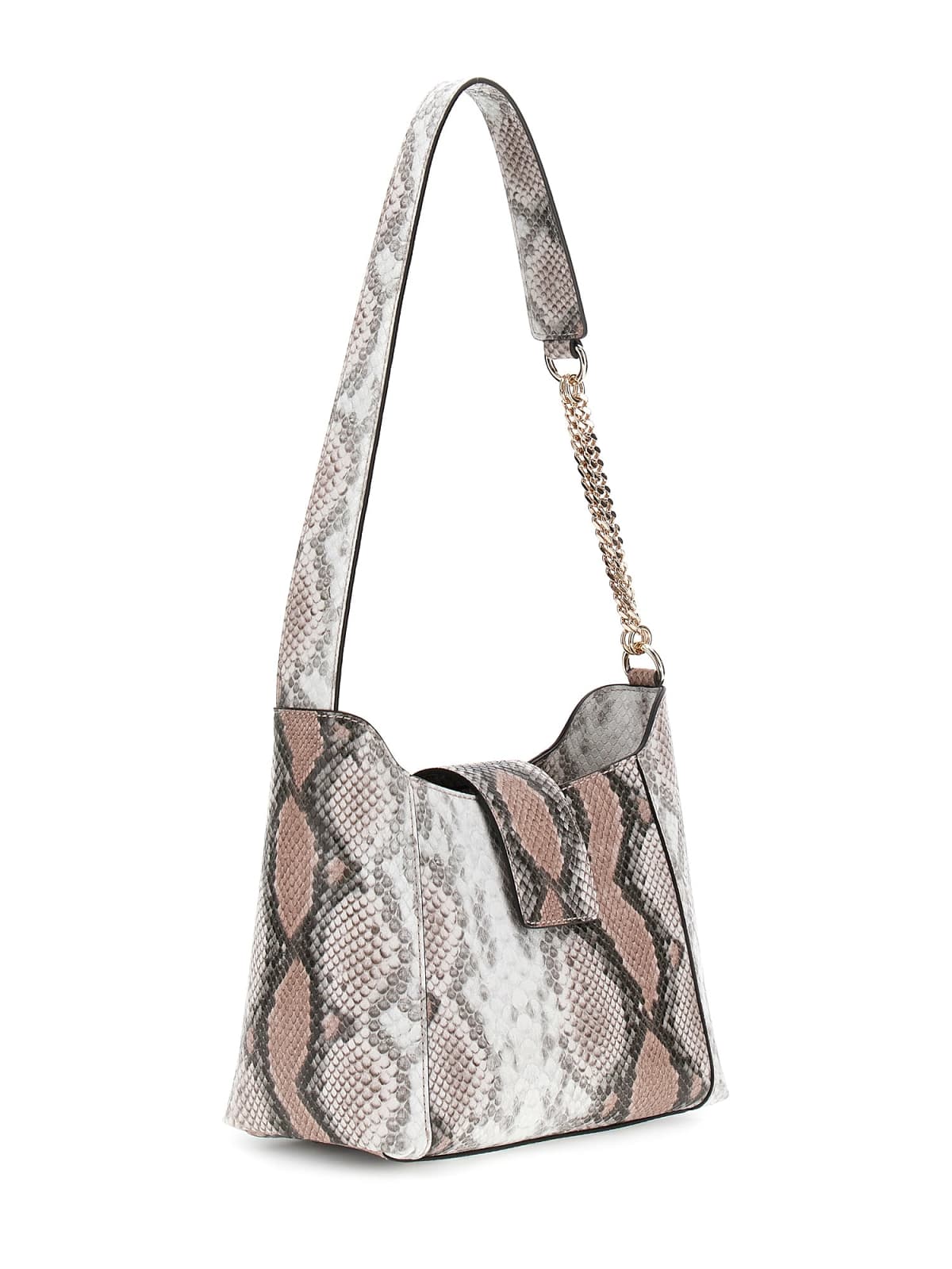 Mala de Ombro Jana Cobra Cinza - Guess 2