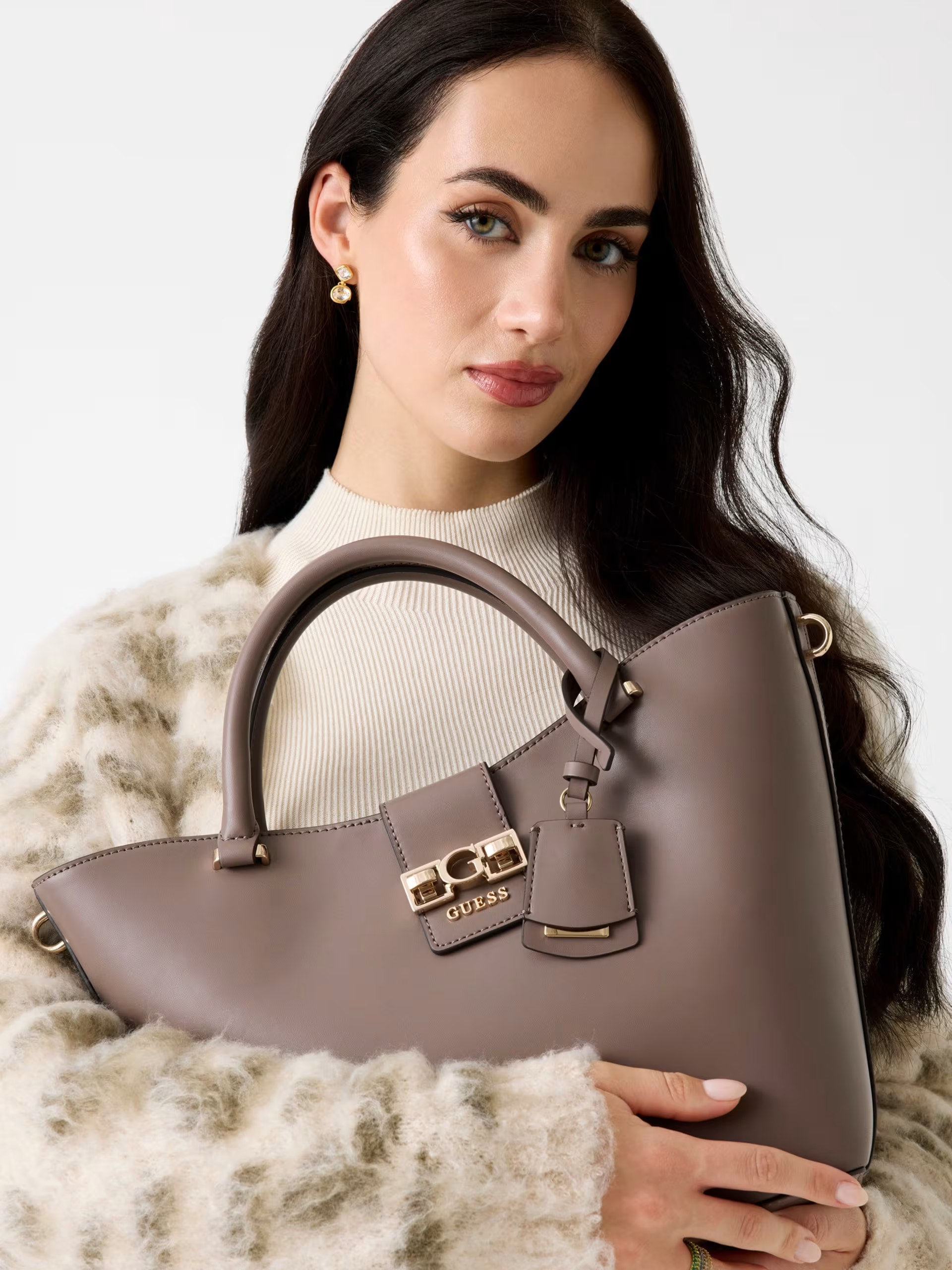 Mala de Mão JANE Taupe - Guess  4