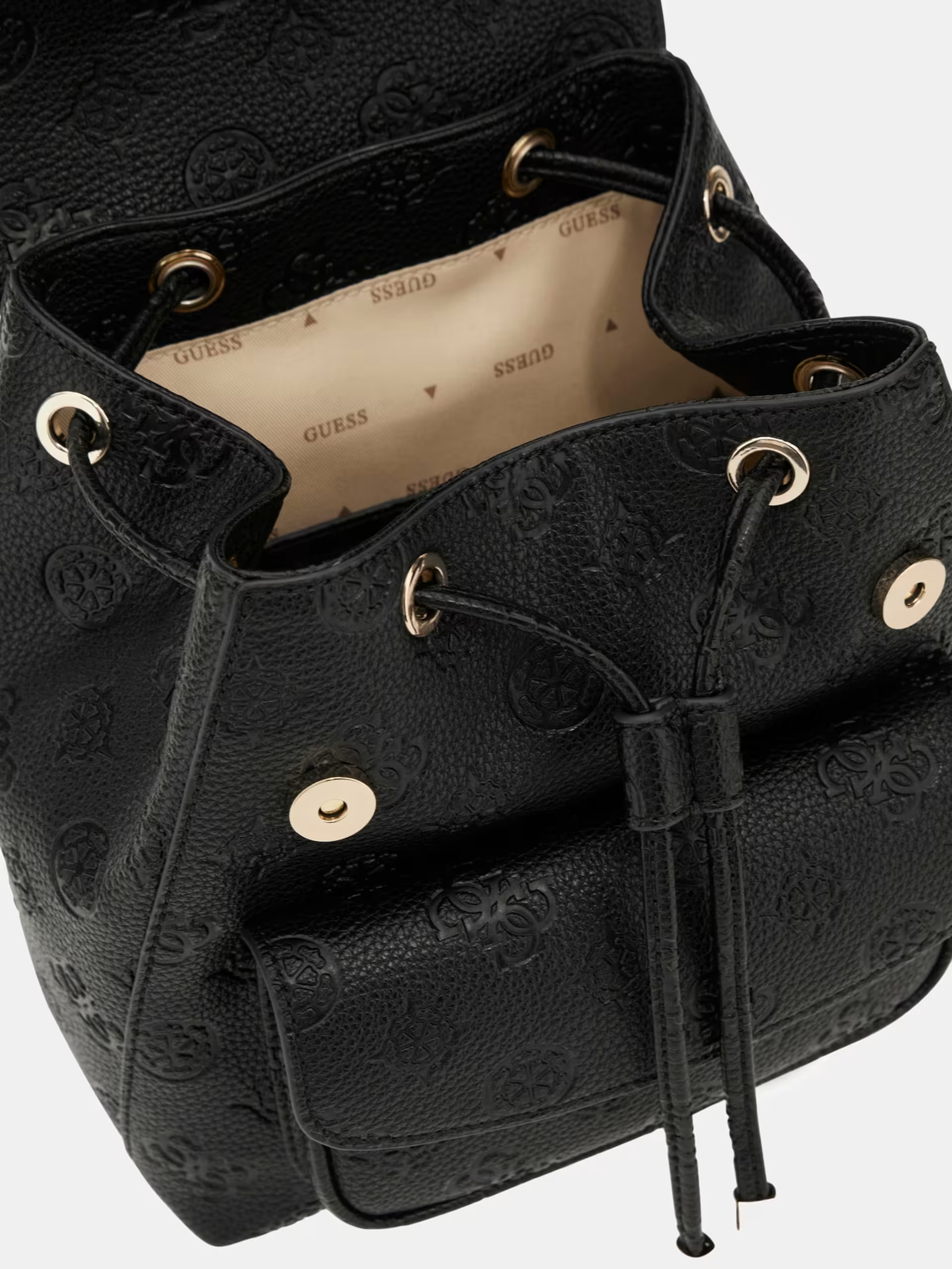 Mochila CRESIDIA II Logo Gravado Preto - Guess  6