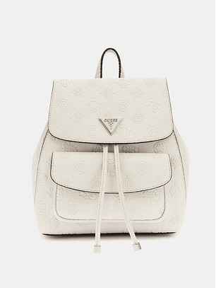 Mochila CRESIDIA II Logo Gravado Branco - Guess 