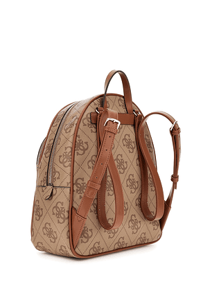 Mochila ERENIA Logo Bege - Guess