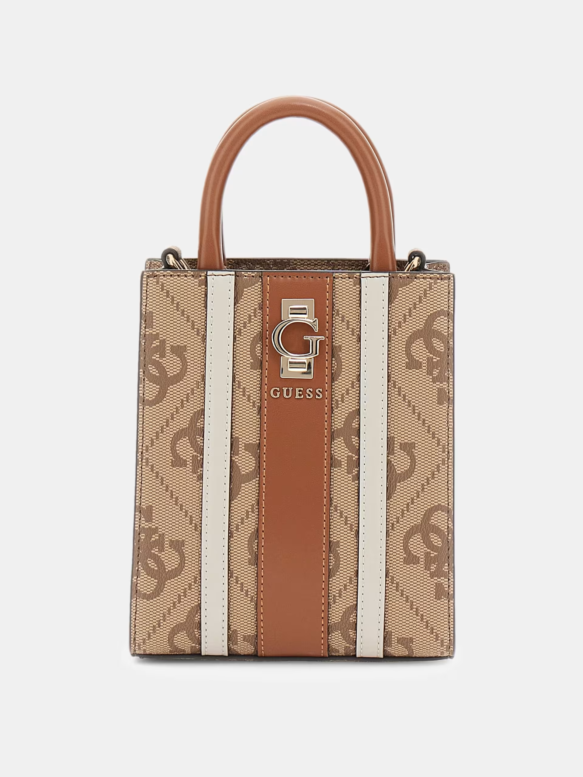 Mini Crossbody ERENIA Logo Bege - Guess 1