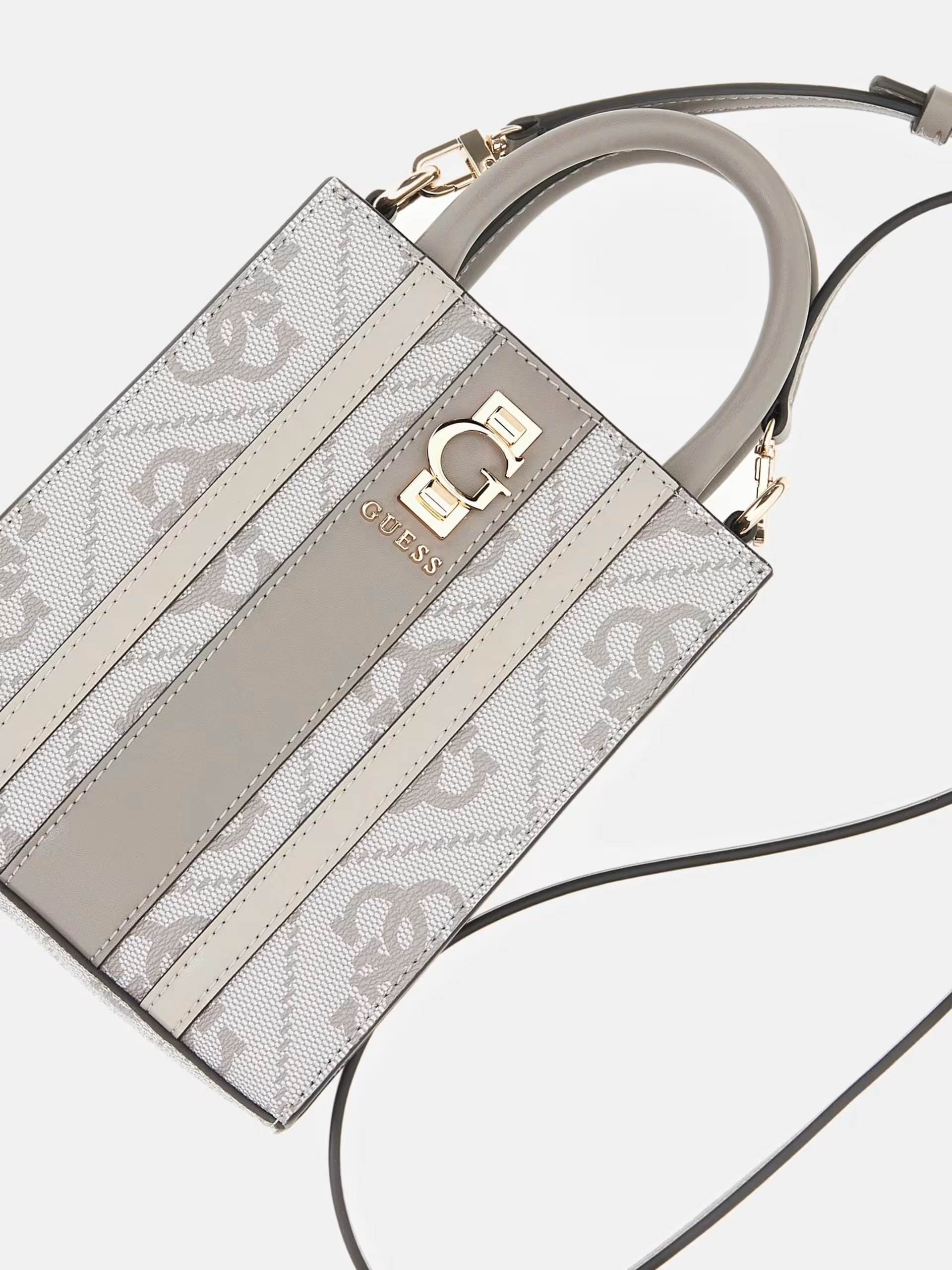 Mini Crossbody ERENIA Logo Cinza - Guess 4
