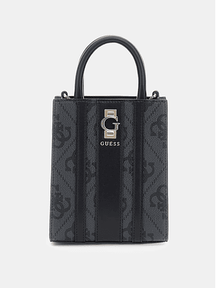 Mini Crossbody ERENIA Logo Preto - Guess