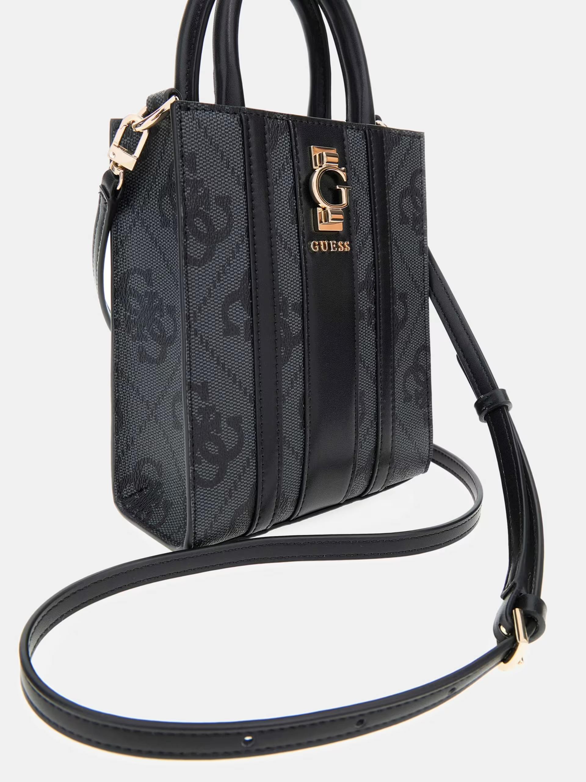 Mini Crossbody ERENIA Logo Preto - Guess 4
