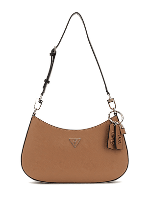 Mala de Ombro Baguette NOELLE II Tricolor Bege - Guess 