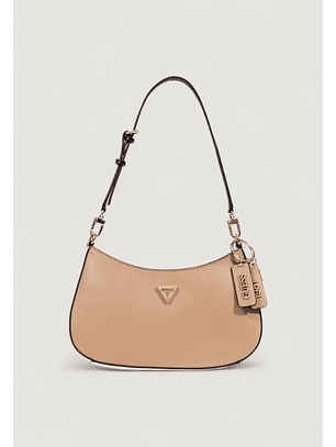 Mala de Ombro Baguette NOELLE II Tricolor Bege - Guess 