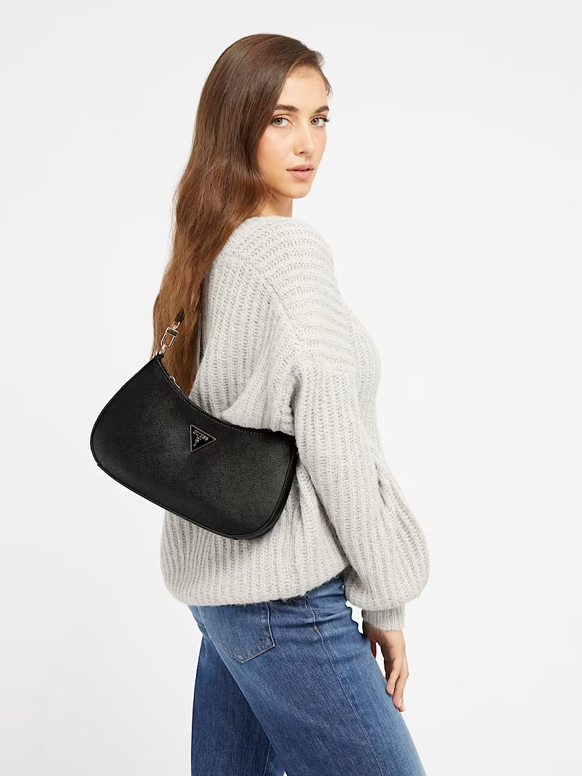  Mala de Ombro Baguette NOELLE Preto - Guess  2