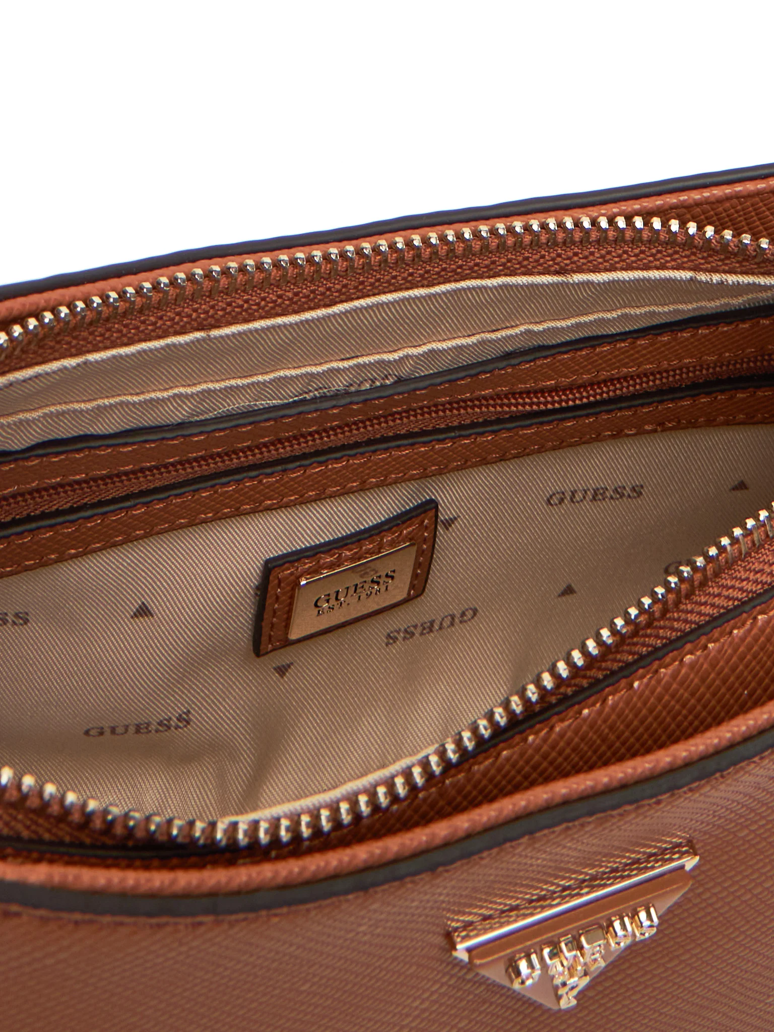  Mala de Ombro Baguette NOELLE Camel - Guess  4