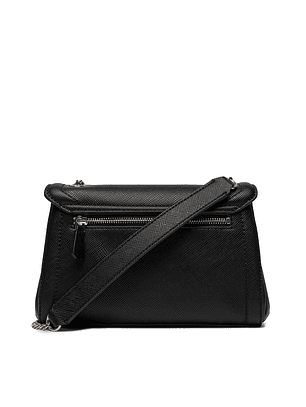 Crossbody/Mala de Ombro com Aba Noelle Preto - Guess 