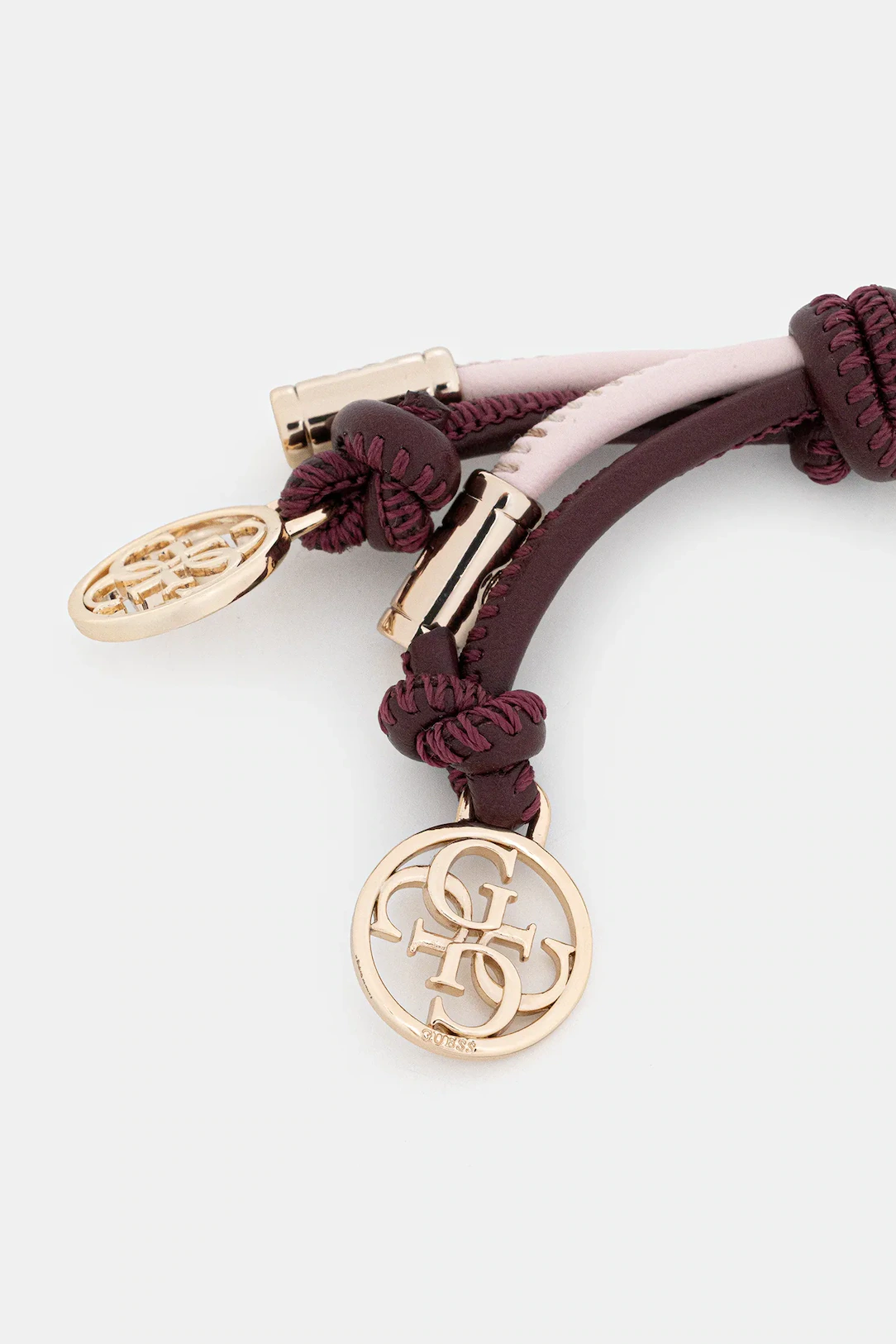 Porta-chaves Entrançado Bordeaux - Guess 2