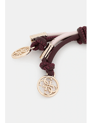 Porta-chaves Entrançado Bordeaux - Guess