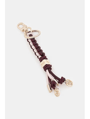 Porta-chaves Entrançado Bordeaux - Guess