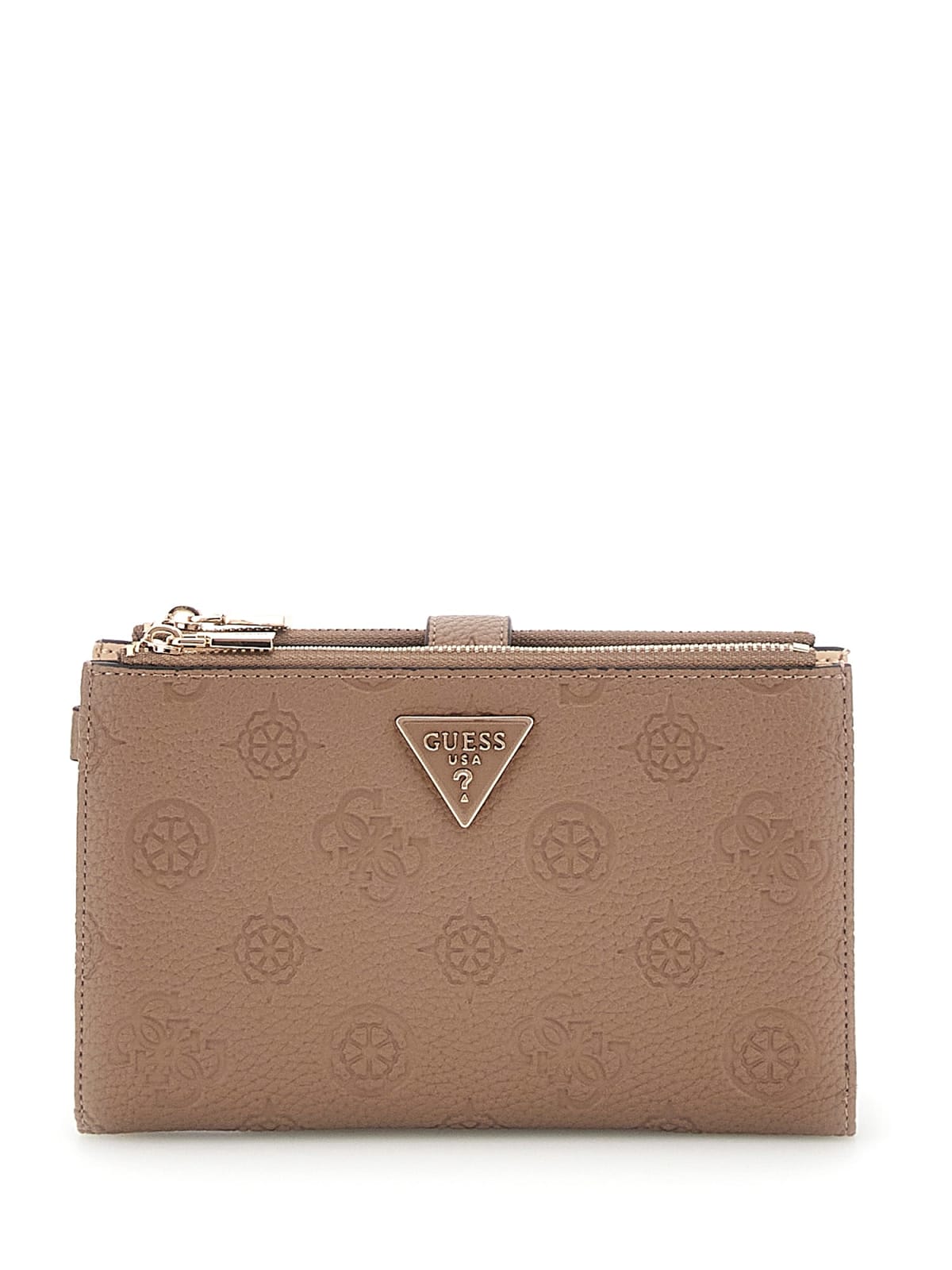 Carteira com Compartimento para Telemóvel CRESIDIA Taupe - Guess  1
